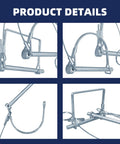 10 Pack Trailer Coupler Pins 1/4 Inch Diameter And 2 3/4 Inch Length With Quick Release Ring Heavy Duty Wire Shafts in use.