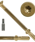 Heavy Duty Trailer Deck Screws Kit With 130 Pcs T25 Star Bits Reamer Tek Screws For Wood To Metal Bonding Self Tapping Screws