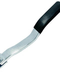 Enclosed Trailer Door Handle With Rubber Grip Weld-On Replacement For Cam Bar Lock Assembly, Reversible Dual Action Latch