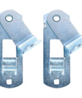 Cam Action Hasp Lock Assembly For Trailer Doors And Enclosed Car Hauler Latches, galvanized steel with dual hasps shown