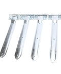 16 Inch Trailer Door Hinge Strap Set Four Pieces Offset Bent Metal Hinges For Cargo Trailer RV Side Door And Enclosed Utility Trailers