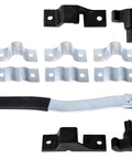 Heavy Duty Trailer Cam Lever Door Lock Kit For Double Cargo Doors, Durable Lock Handle With Black Anti-Rust Coating components