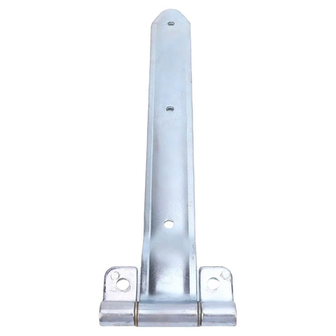 Heavy Duty Trailer Hinge Strap Offset Bent Metal For Enclosed Cargo Utility RV Doors 16Inch Durable Construction front view