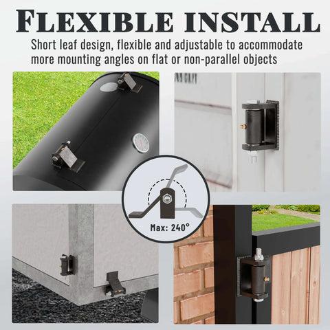 Heavy Duty Trailer Hinges With Grease Zerk For Dump Truck Gates And BBQ Smokers 4 Pack Pig Iron Construction installed examples