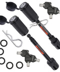 Trailer Hitch Lock With Five Eighth Inch Pin And Three And A Half Inch Long Pin, Double Safety Lock for Class Three and Class Four