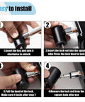 How to install Dual Pin Trailer Hitch Lock With Anti Theft Design For One Quarter Inch Two Inch And Two And A Half Inch Receivers