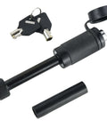 Heavy Duty Trailer Hitch Lock Pin For Class I Through IV Hitches With One Half Inch Pin Diameter And Five Eighth Inch Sleeve Black Nickel Finish