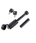 Heavy Duty Trailer Hitch Lock Pin For Class I Through IV Hitches With One Half Inch Pin Diameter And Five Eighth Inch Sleeve Black Nickel Finish