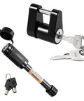 Trailer Hitch Lock Set For Two Inch And Two And One Half Inch Class Three And Four Receivers With Five Eighth Inch Dogbone Pin