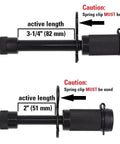 Keyed Alike Trailer Hitch Lock Set With Five Eighths And One Half Inch Pins, Heavy Duty Receiver Locks For Class I Through IV Hitches