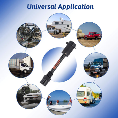 Trailer Hitch Lock With Five Eighth Inch Pin And Three And A Half Inch Long Pin, Double Safety Lock, universal use for vehicles
