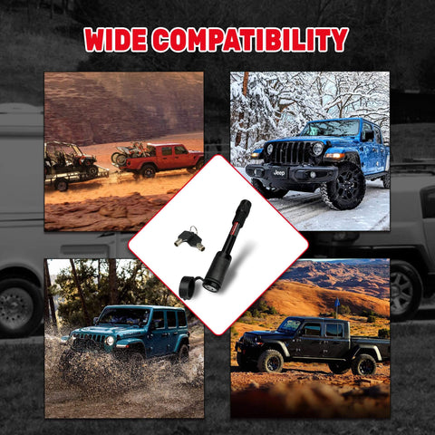 Beefy Heavy Duty Trailer Hitch Lock For A 2 Inch Receiver Class III And IV 5 Eighth Inch Pin Extra Long
