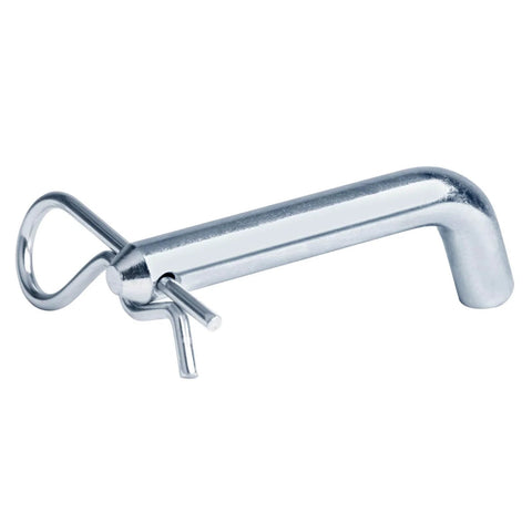 Heavy Duty Trailer Hitch Pins And Clips 10 Pack Half Inch Pin Diameter Fits One And Quarter Inch Receivers Electrogalvanized Steel Rust Resistant Durable Tow Accessory For Trucks And SUVs.