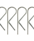 Four Sway Control Replacement Pin for Trailer Hitches and Travel Trailers, 5/32 Inch by 2-7/8 Inch Hitch Pin Clip R Clip