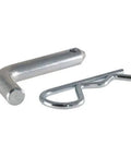 Trailer Hitch Pin And Clip Half Inch Diameter Fits One And A Quarter Inch Receivers With Clear Zinc Finish Easy Grip 105 Degree Bend
