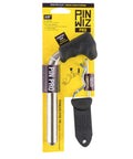 Heavy-Duty Trailer Hitch Pin Kit With Rubber Grip, Stainless Steel Pin, And Zinc Clips For 2.5-Inch Receivers packaging