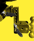 Heavy-Duty Trailer Hitch Pin Kit With Rubber Grip, Stainless Steel Pin, And Zinc Clips For 2.5-Inch Receivers installed