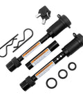 Trailer Hitch Pin Lock Set For 1/2 Inch And 5/8 Inch Pins With Dual Locking System, 4 Inch Span, Includes 3/4 Inch Adapter