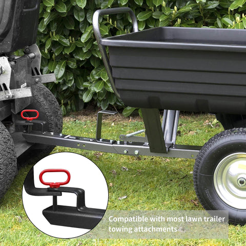 2 Pack Heavy Duty One Half Inch by Four Inch Trailer Hitch Pin and Clip for Tractor RV Truck Boat Car with Red Handle