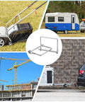 40 Pack Square Trailer Hitch Pins One Fourth Inch Diameter Locking Pins With Zinc Coating For Farm Lawn Garden And Tow Wagons