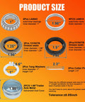 Trailer Hub Bearing Kit For 1 Inch Spindle Trailers With D Type Axles BT9 EZ Lube L44643 L44610 Bearing Kit sizes and details