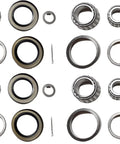 Set Of 4 Trailer Hub Wheel Bearing Kit For 7000 Lb Tandem Axles Includes 25580 Inner Bearing Cones, 25520 Inner Races, 14125A Outer Cones