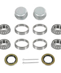 Trailer Hub Bearings Kit For One Inch 2000 Lb Trailer Axles L44643 L44610 Bearings With 12192TB Seals Dust Covers And Cotter Pins