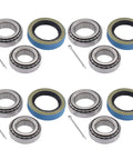 Trailer Hub Bearings Kit Heavy Duty Pack Of 4 For 3500 Lb Axle Spindle 1.719 Inch With L68149 Inner Bearings L68111 Races