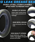 Trailer Hub Bearings Kit For One And One Sixteenth Inch Straight Axles 2000 To 2200 Lbs EZ Lube Spindle With 12192TB Grease Seals
