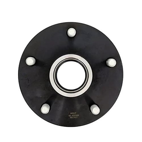 Trailer Hub Kit With 5 Bolt Circle 2 Pack Tapered Spindle From 1 3 8 To 1 1 16 Inch Includes Outer Bearing L44649 10 And Inner Bearing L68149 11