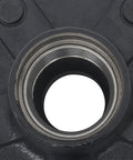 Close-up of Five On Five Point Five Inch Trailer Hub Kit For 3500 Lb Trailers With 84 Spindle And Bearing Kit Five Piece Set By GXYWADY