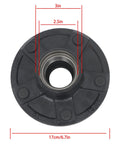 Five On Five Point Five Inch Trailer Hub Kit For 3500 Lb Trailers With 84 Spindle And Bearing Kit Five Piece Set By GXYWADY Replacement top view