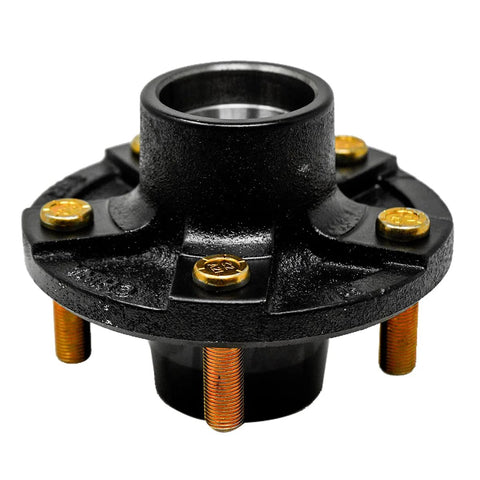 Heavy Duty Trailer Idler Hub Kit For 5 On 4.5 Inch Bolt Pattern 2000 Lb Axles with 1-1/16 Inch Spindle front view