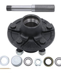 Trailer Hub Kit With 5 On 4 Point 5 Inch Bolt Pattern And 1 Inch BT8 Round Spindle L44643 Bearings Grease Seal Lug Nuts And Cotter Pin For 2000 Lb Axles Heavy Duty Trailer Bearing Kit
