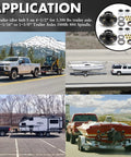 Two Pack Preassembled Trailer Idler Hub Kit Set For 3500 Pound Axles Five On Four Point Five Bolt Pattern L44649 And L68149 Bearings Fits Dexter Al Ko Lippert And Other Brands Includes Galvanized Dust Caps