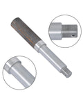Set Of Four Trailer Hub Kit For BT8 Spindle With 4 On 4 Inch And 1 Inch Round Hubs And Bearing Kit Marine Grade Stainless Steel Built Tough For 2000 Lb Axles Ideal For Boats And Snowmobile Trailers Durable Idler Shaft Hubs close-up view