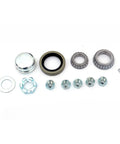Trailer Hub Assembly For A 4 1/2 Inch Circle, 5 Bolt Pattern With 1 3/8 To 1 1/16 Inch Tapered Spindle, Includes L44649/10 Outer Bearing And L68149/11 Inner Bearing, Seal, Dust Cap, Lug Nuts And Castle Nut, Ready To Bolt In By UCUT