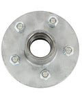Heavy Duty Galvanized Trailer Hub Kit Replacement For Five On Four Point Five Inch Spindle 3500 Lbs 84 Bolt On Replacement
