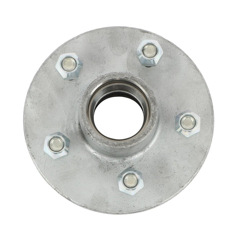 Heavy Duty Galvanized Trailer Hub Kit Replacement For Five On Four Point Five Inch Spindle 3500 Lbs 84 Bolt On Replacement
