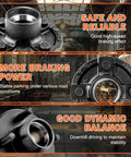 4 On 4 Inch Trailer Hub Kit For 2000 Lb Axles Fits 1 Inch Spindles Includes L44643 Bearings Dust Caps Rubber Plugs Grease Seals Two Hubs Bearing Set AuraWINS BT8 Compatible Cotter Pins Included displayed with safety and balance features