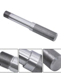Trailer Hub Kit With 5 On 4 Point 5 Inch Bolt Pattern And 1 Inch BT8 Round Spindle L44643 Bearings Grease Seal Lug Nuts And Cotter Pin For 2000 Lb Axles Heavy Duty Trailer Bearing Kit showing individual spindle part details.