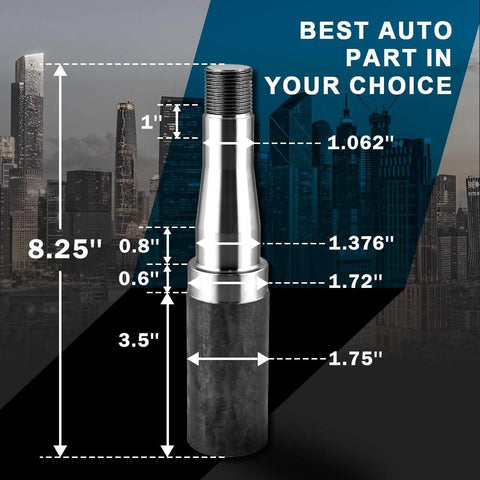 Durable 5 On 5 Inch Trailer Hub And Spindle Assembly Kit With Round 84 Axle Spindle And Bearings For 3500 Lbs Axles details
