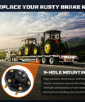 Trailer Idler Hub Kit 5 Bolt 4 Point 5 Inch Bolt Circle For One Inch To One And One Sixteenth Inch Spindles with tractors on trailer