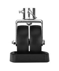 Dual 6 Inch Trailer Jack Wheel Swivel Caster Replacement With Rubber Wheel Chock, 2000 Lbs Capacity, Pin Included