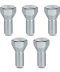 Secure 5-lug trailer wheels with these 1/2-20 x 1-5/8 inch zinc-plated lug bolts, a durable five-pack designed for light-duty trailers.