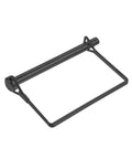 Single pin from 8 Piece Trailer Pin Set 3 Eighths By 4 Inch Heavy Duty Safety Coupler Pins With Wire Lock For Trailer Hitch