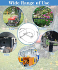 Image showing 20 Pack Trailer Coupler Pins With Steel Quick Release Rings used for farm, garden, trailer, car, and factory applications.