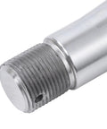 Close-up of Heavy Duty Trailer Spindle 8.25 Inch Round Mounting Surface 1.75 Inch For 1 3 8 Inch To 1 1 16 Inch Bearing Inner Diameters