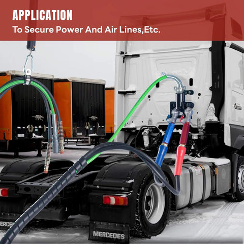 16 Inch Double Tender Spring Kit For Trailer Suspension Dual Tender Springs For Suspending Air Lines And Electric Cords