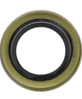 Close-up of 12192TB ABEC-3 seal from 2 Set Trailer Wheel Hub Bearing Kit For 1-1/16 Inch Axles Includes L44649 ID 1.0625 Inch Bearings